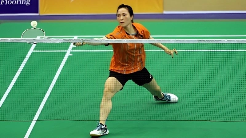 Sử dụng drop shot trong cầu lông đơn